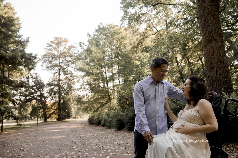 seance photo grossesse fauteuil roulant lyon