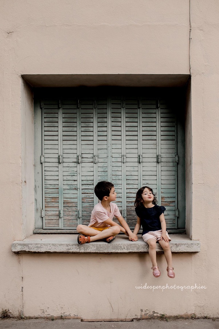 séance photo famille à la part dieu Lyon