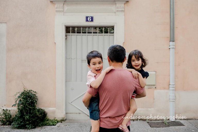 séance photo famille à la part dieu Lyon
