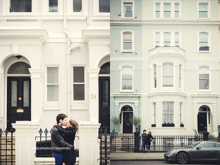  séance photo engagement à Notting Hill, Londres