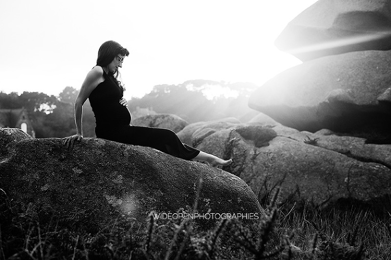 séance photo grossesse ploumanach perros guirrec