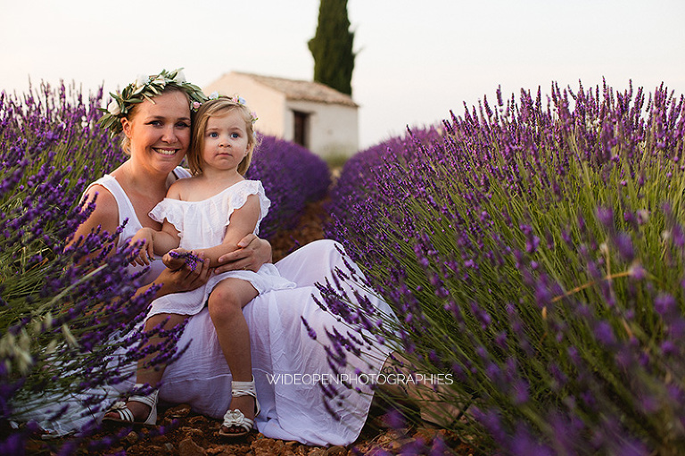 photographe famille champs de lavande 