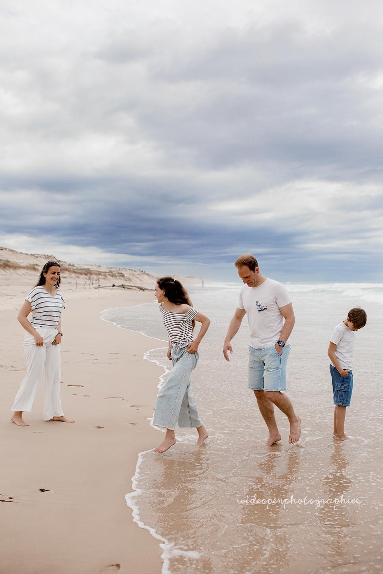 photographe famille Biscarosse plage